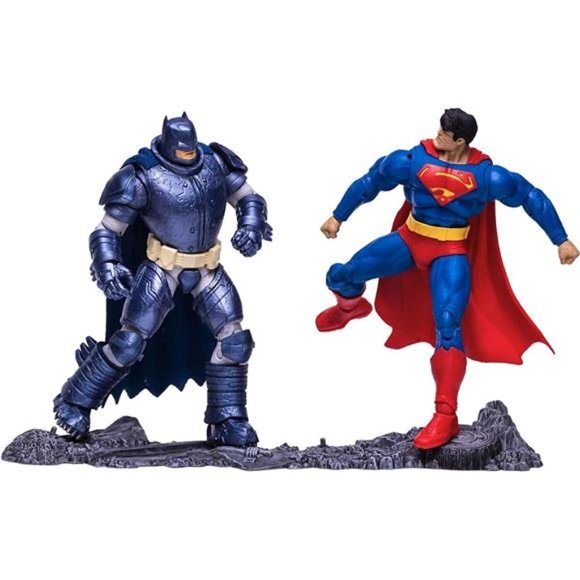 NIB McFarlane Toys DC Universe Collector's Edition Superman vs Armored Batman - Picture 1 of 10
